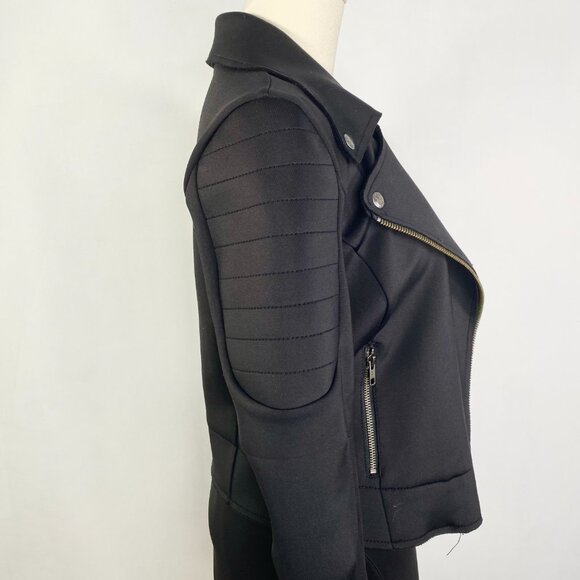 Guess - Black Moto Jacket + Skirt - Picture 10 of 13